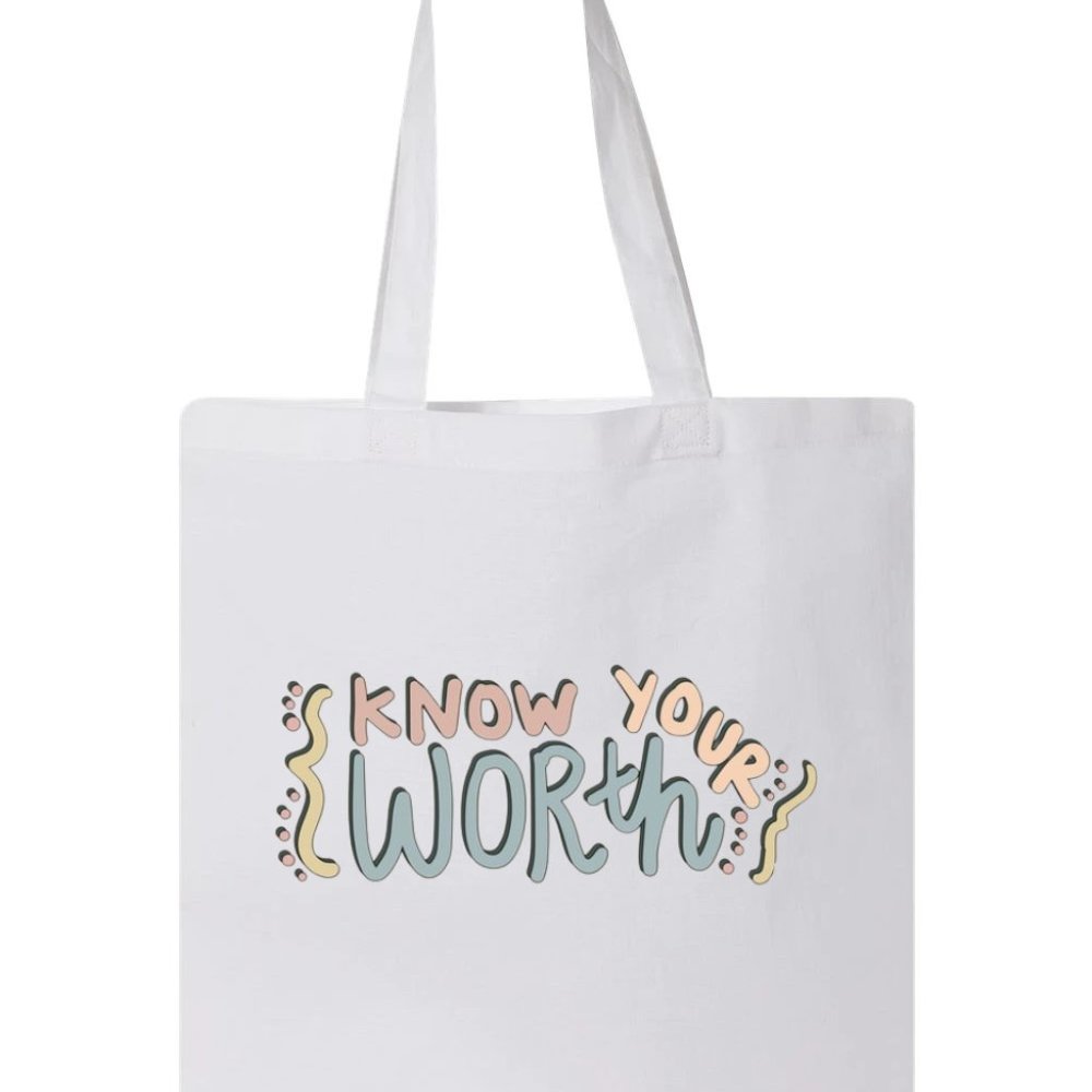 Know Your Worth Patel Colored Design